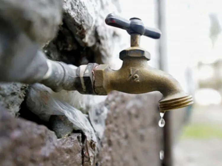 Seis colonias se quedarán sin agua este día lunes
