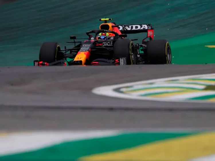 ‘Checo’ Pérez, tercero en 1a práctica del GP de Brasil