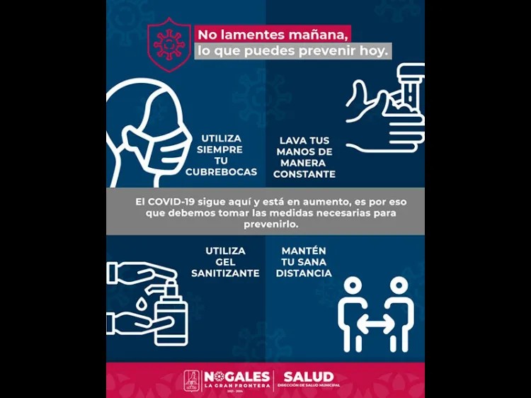 Obligatorio el uso de cubrebocas en Nogales