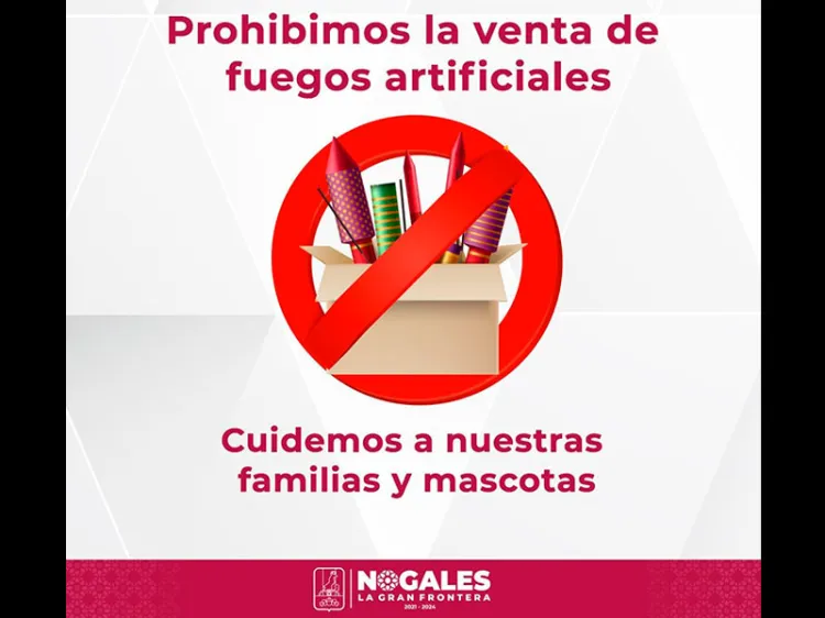 Prohíben uso de pirotecnia