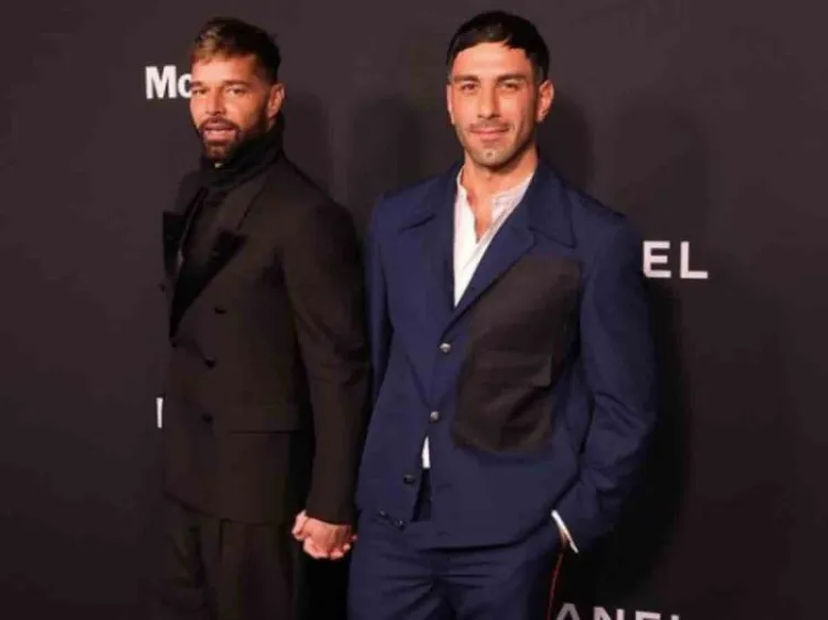 Ricky Martin comparte romántica foto con su esposo
