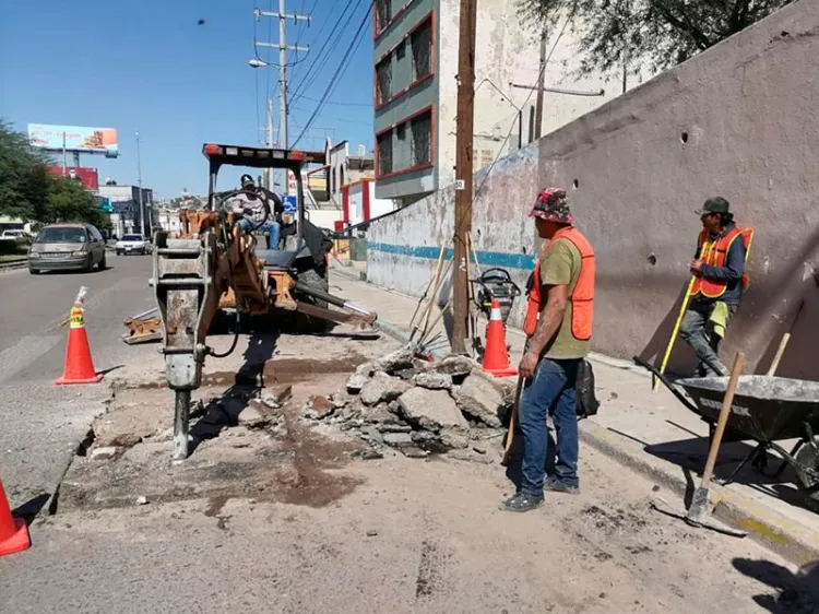 Avanza plan emergente de bacheo en Nogales