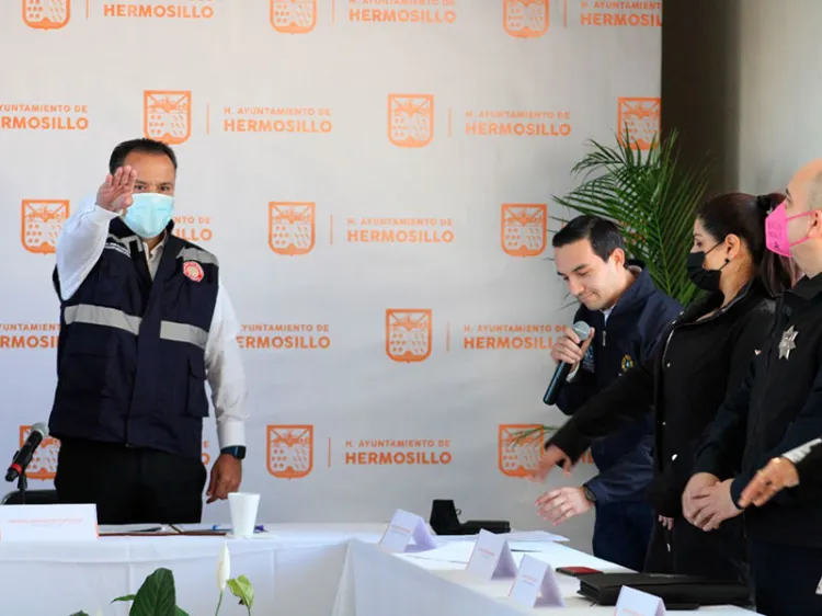 Protesta Consejo Municipal de Protección Civil de Hermosillo