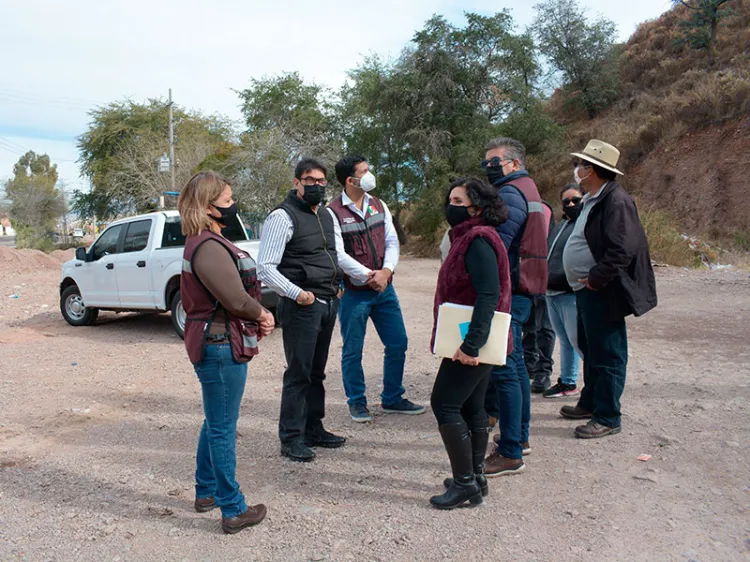 Revisan terreno para construcción del Centro de Justicia de la Mujer