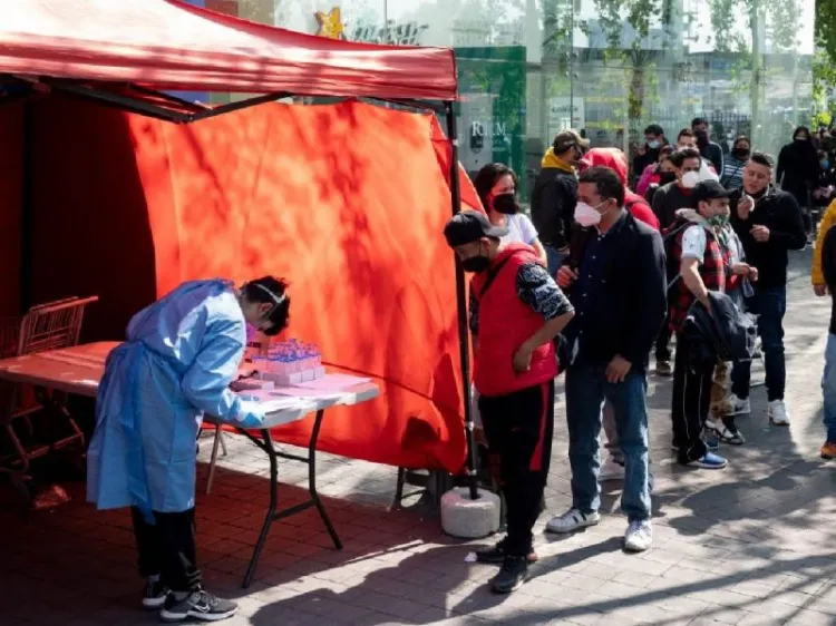 Alertan de riesgos ante aglomeraciones para hacerse prueba de covid
