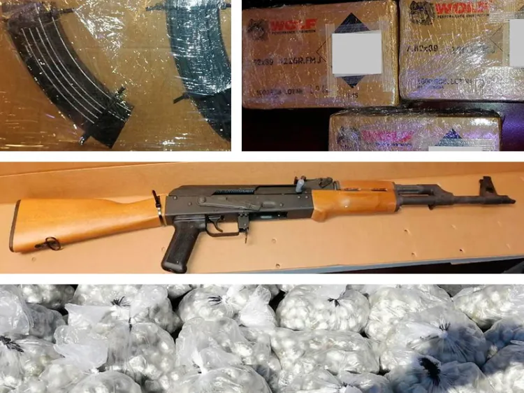 Asegura operativo coordinado vehículo cargado de narcótico en Nogales