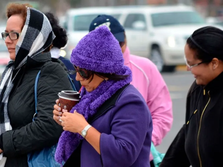 ¡Abriguese! Pronostican temperaturas de -6 C