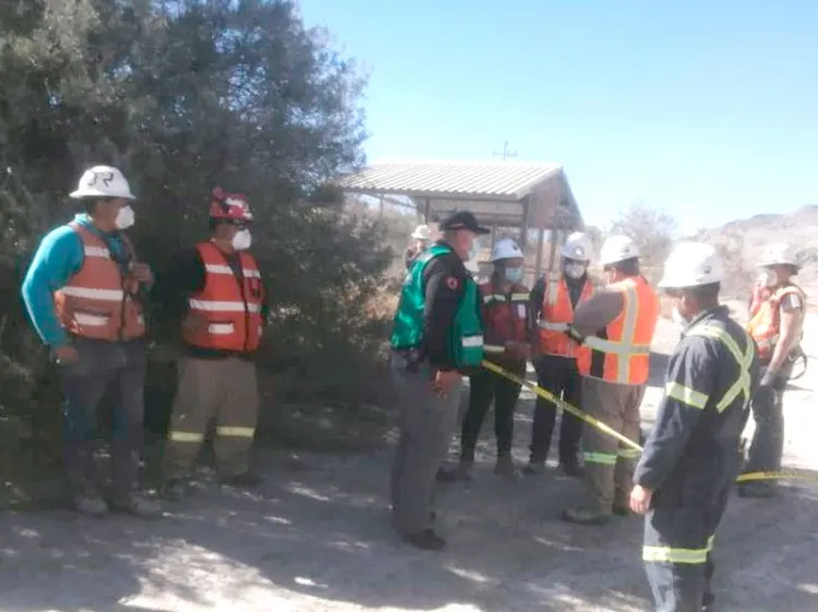 Atiende CEPC derrumbe en mina de Santa Ana