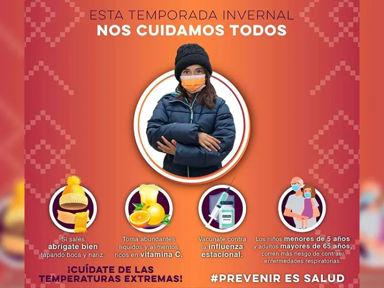 Llaman a cuidarse de bajas temperaturas