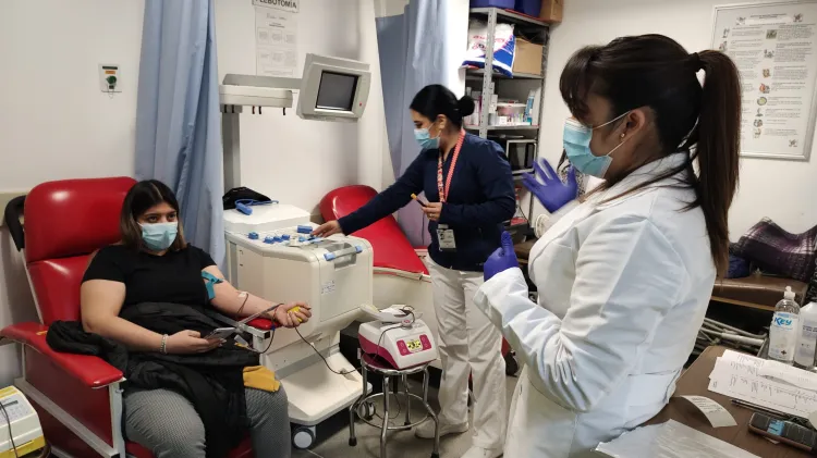 Disminuyen
donaciones de sangre al 50 por ciento