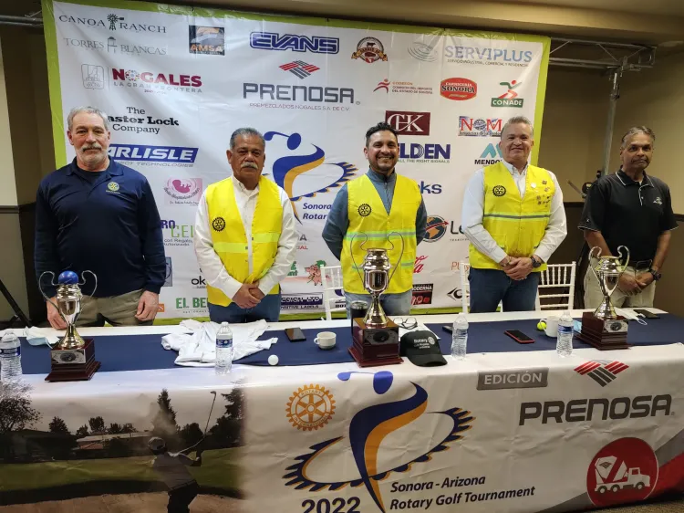 Invitan Rotarios a torneo internacional
de golf