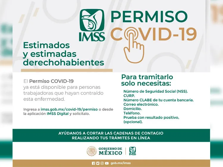 Elimina IMSS permiso Covid en línea: AMS