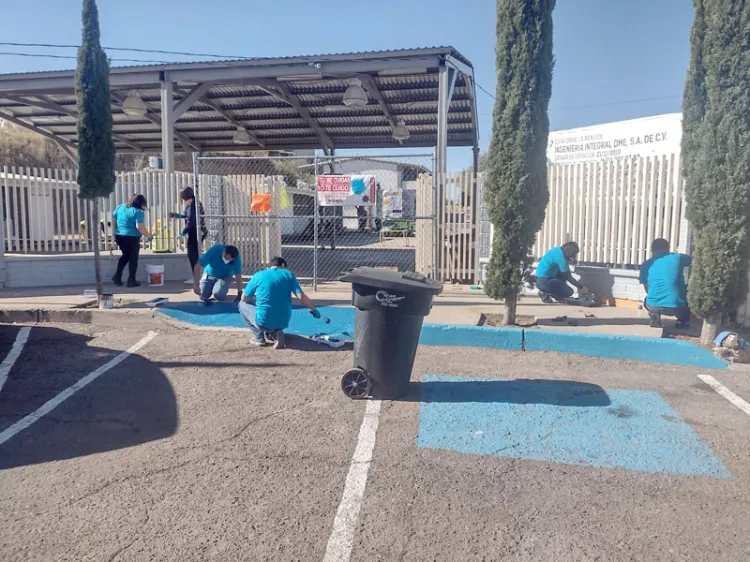 Repone maquiladora Belden equipo dañado en escuela