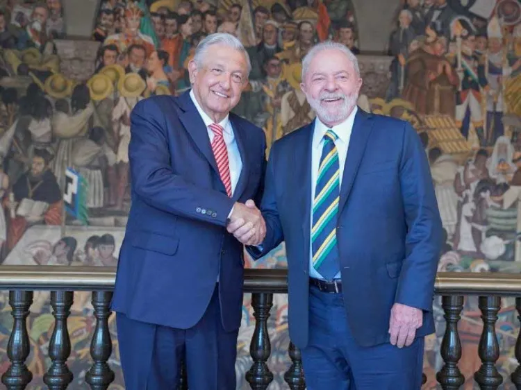 Tuvo AMLO "fraterno encuentro" con Lula da Silva