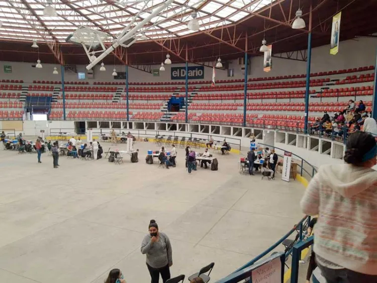 Registran baja afluencia en vacunación contra Covid