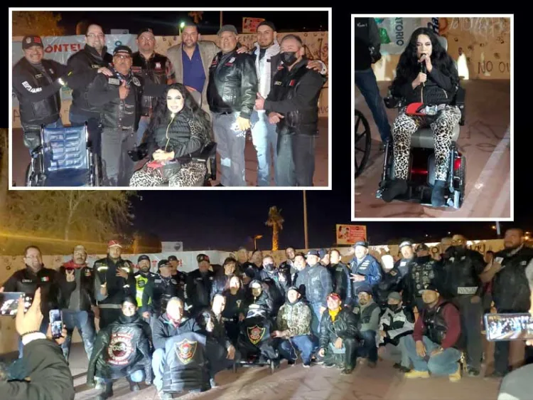 Sorprenden motociclistas a joven con silla especial