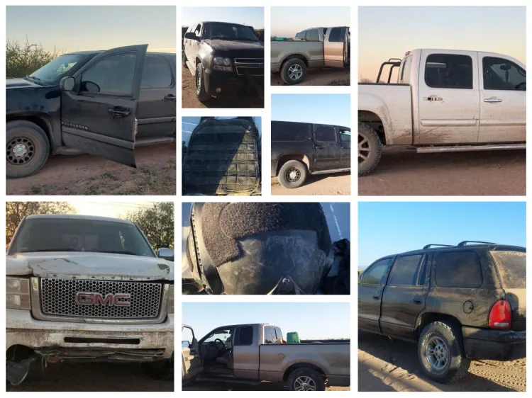 Localizan PESP y Marina vehículos blindados en Guaymas