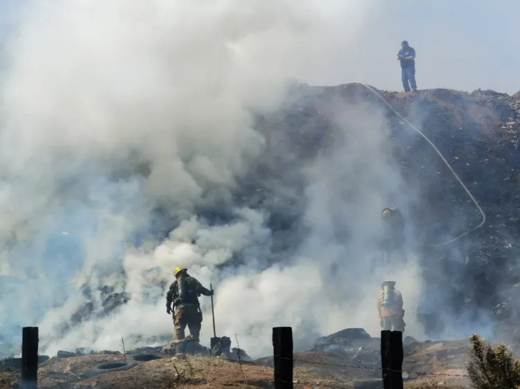 Inconsciencia y temperatura provoca incendio