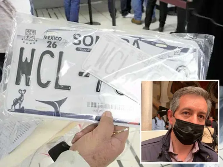 Llegan por fin láminas de placas a Sonora