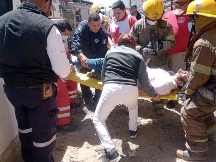 Prensa tren a otra persona al intentar cruzar