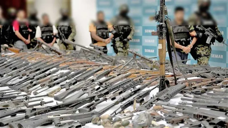 Más de 13 millones de armas sin registro son usadas en hechos violentos en México: SRE