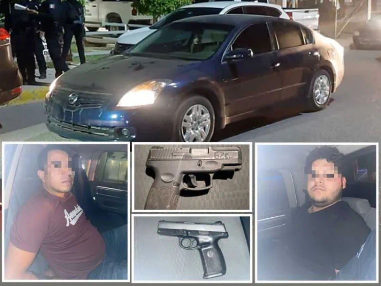 Detienen en Caborca a personas armadas