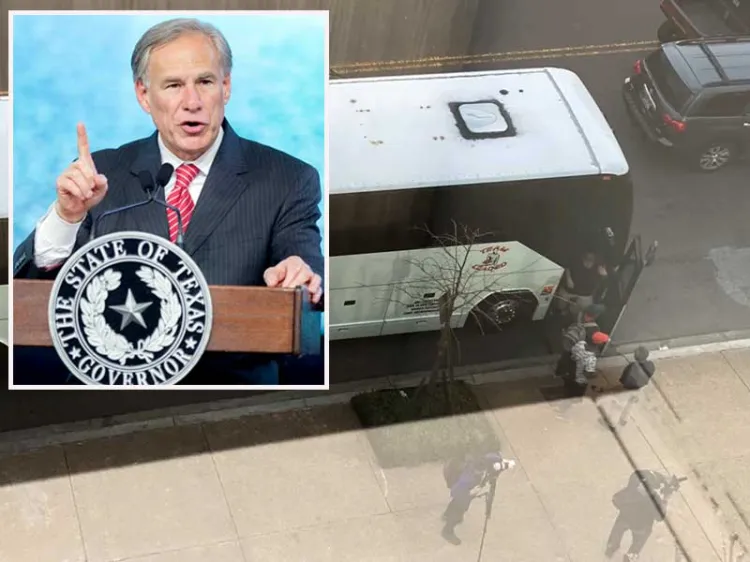Lleva gobernador de Texas a migrantes a Washington y los deja cerca del Capitolio; cumple amenaza