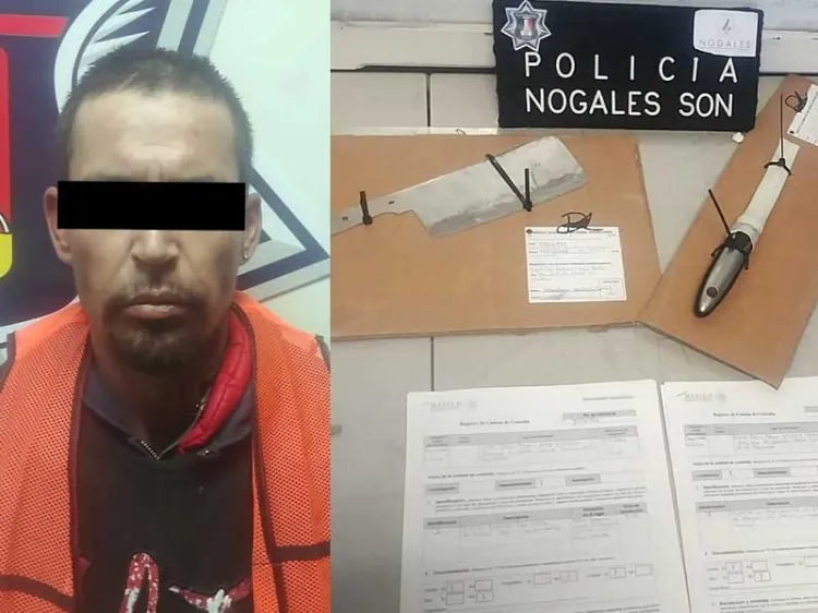 Después de persecución detienen a persona armada