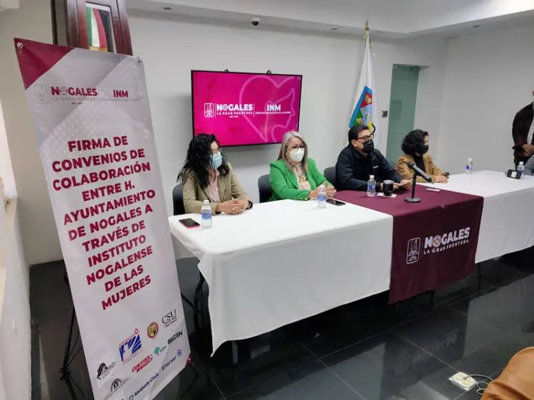 Firman convenio de trabajo a favor de las mujeres