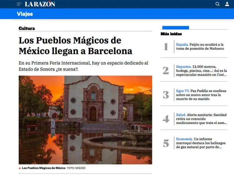Llegan a Barcelona Pueblos Mágicos de México