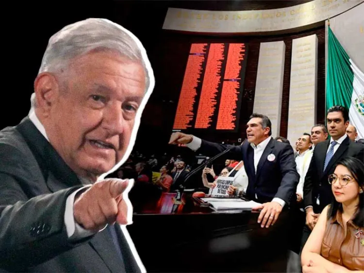 Acusa AMLO a diputados de traicionar a México