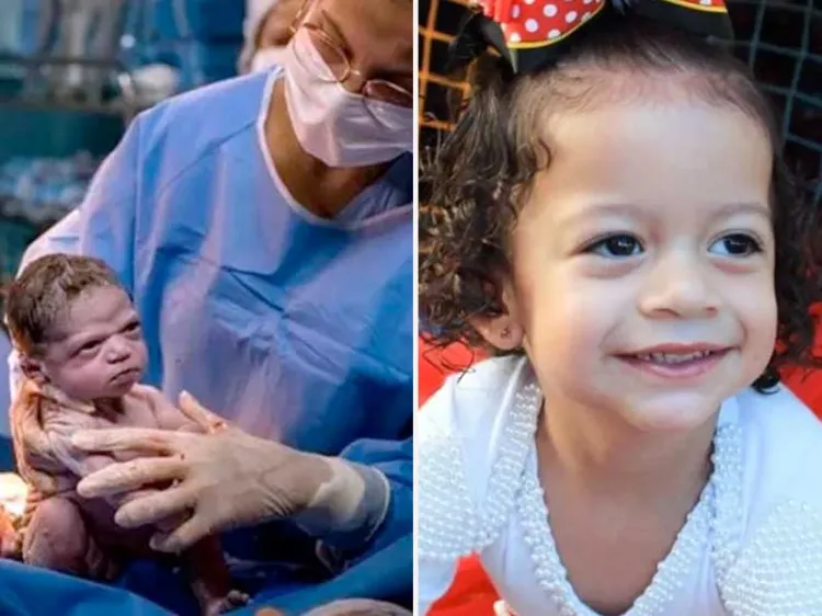 Bebé que se hizo viral por gesto de enojo, así luce ahora