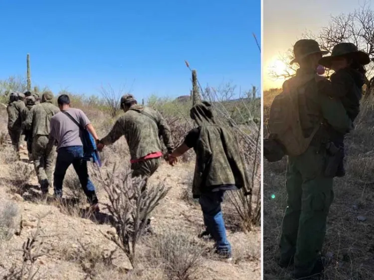 Detienen autoridades de migración a migrantes en distintos hechos