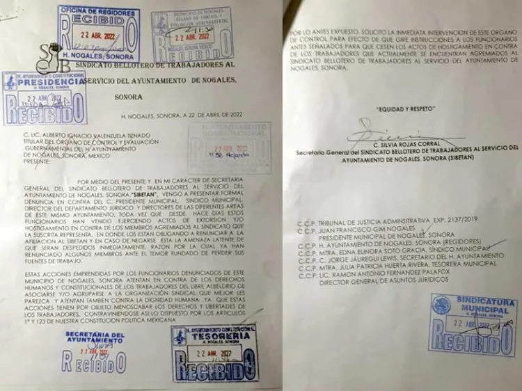 Denuncian extorsión y hostigamiento a trabajadores del Sibetan