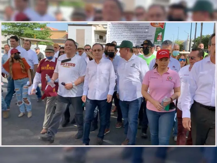 Encabeza Gobernador desfile del Día del Trabajo