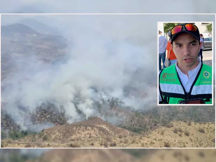 Refuerzan combate a incendio en Sahuaripa