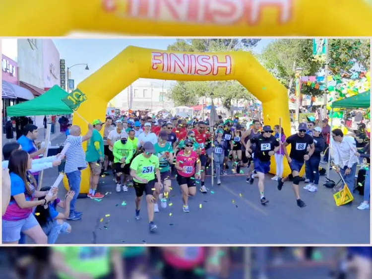 Realizan carrera binacional; más de 400 participantes