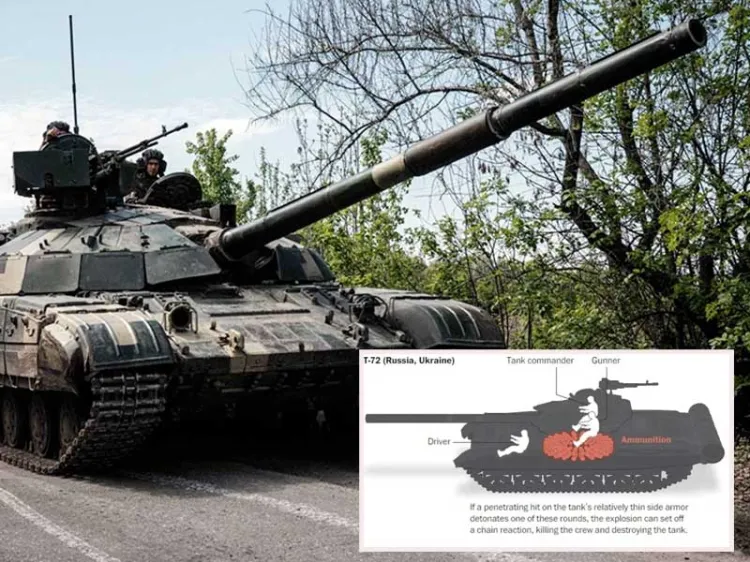 Convierte en ataúdes a tanques rusos error de diseño