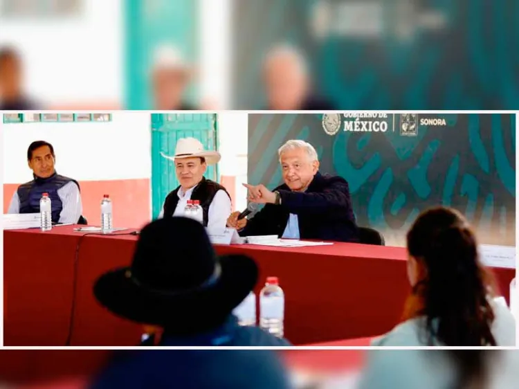 Regresa López Obrador a Sonora