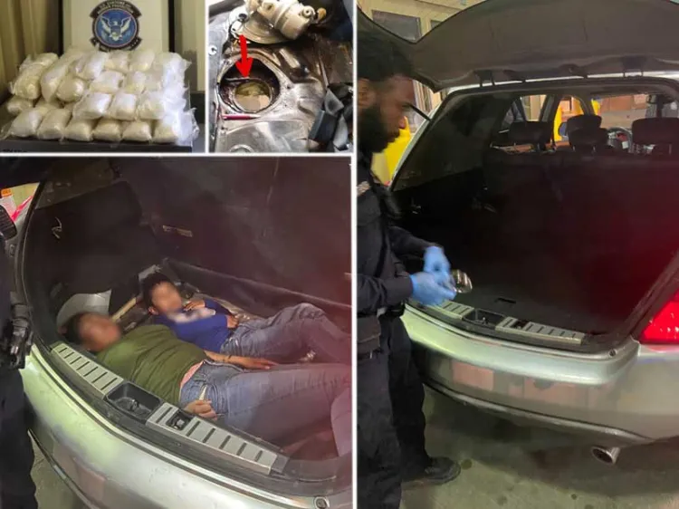 Asegura CBP droga e indocumentados