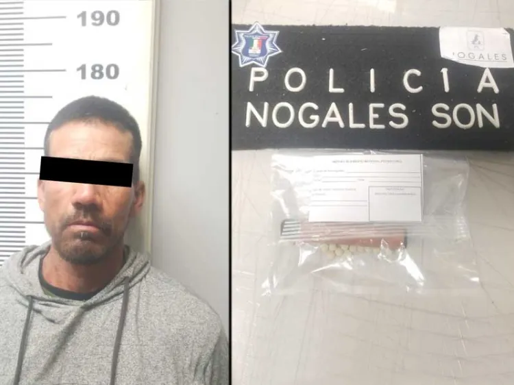 Traía fentanilo, lo detienen