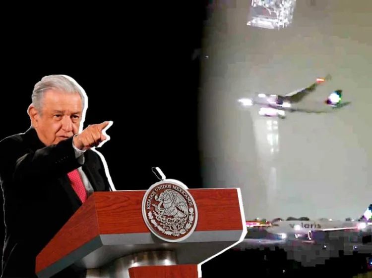 Anuncia AMLO que ordenará el espacio aéreo; no hay peligro