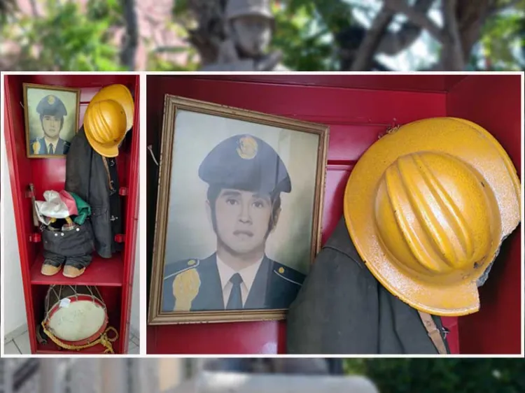 Recuerdan bombero fallecido en acto heroico