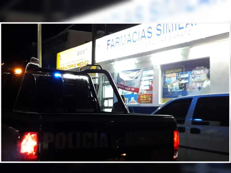 Dejan en libertad a mujer después de quebrar cristal de farmacia