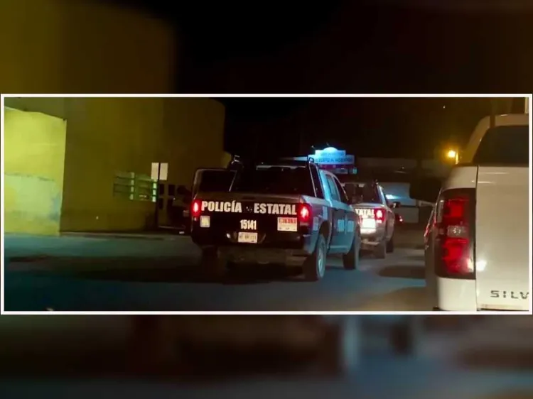 Dejan a persona herida de bala en hospital