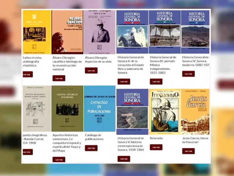 Digitalizan libros de historia de Sonora