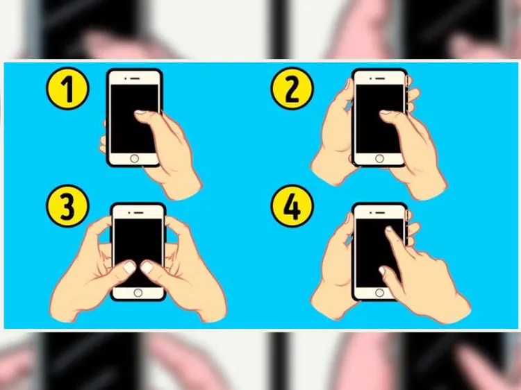 Forma como tomas tu celular revela tu personalidad
