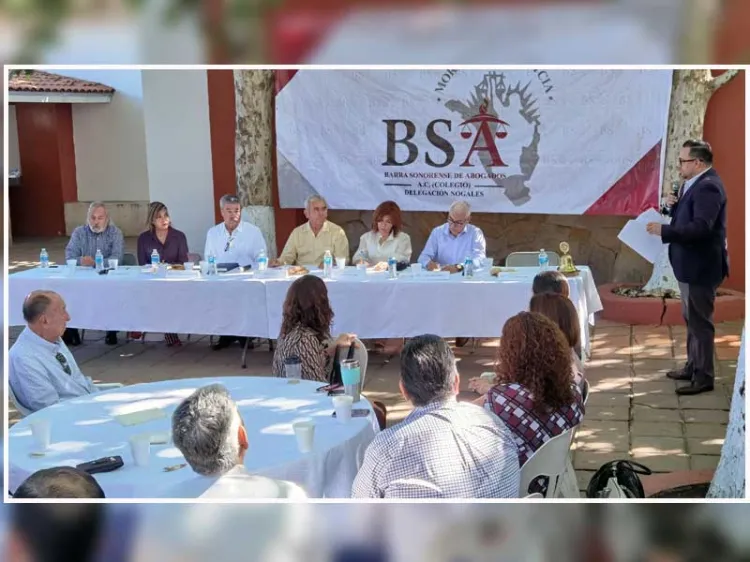 Exponen abogados nogalenses ante titular del STJ