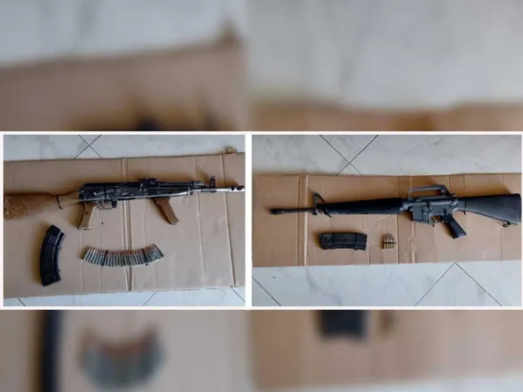 Asegura Ejército armas y vehículos en Trincheras