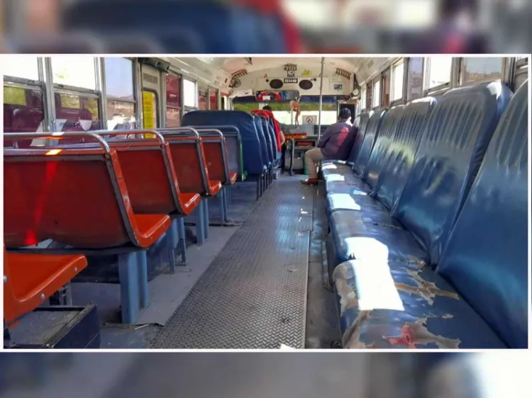 De mal en peor servicio de transporte público en la frontera